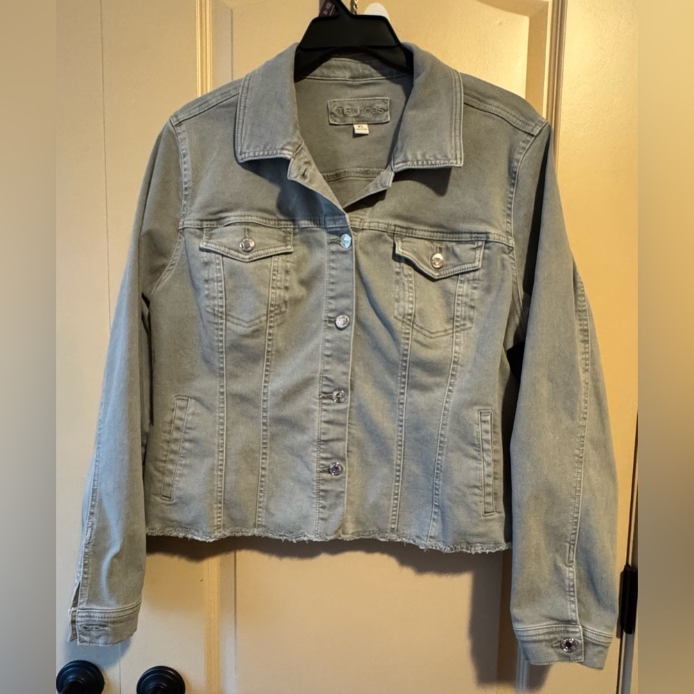 Maurices Stretch Denim Jacket Womens
